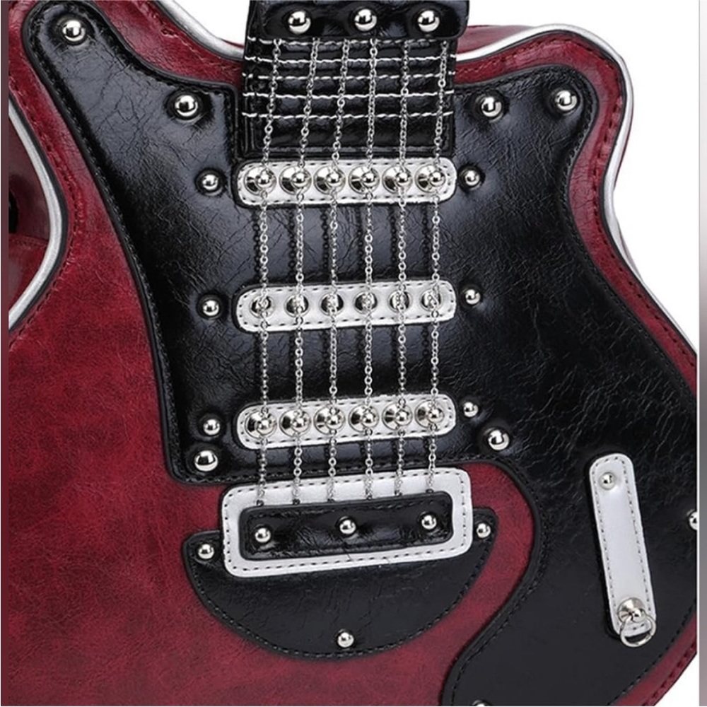 Rockin' Guitar Shaped Crossbody Bag 🎸🎸🎸 - Picture 10 of 14